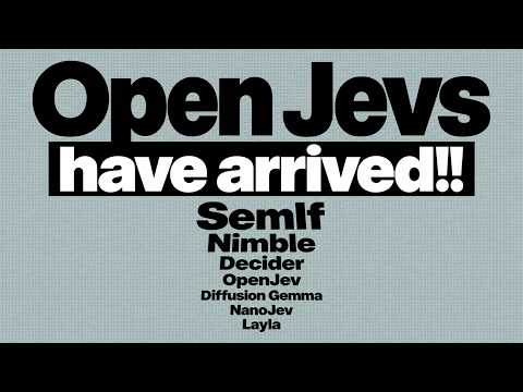 Publisher thumbnail for Open Jev Models Are Here!!